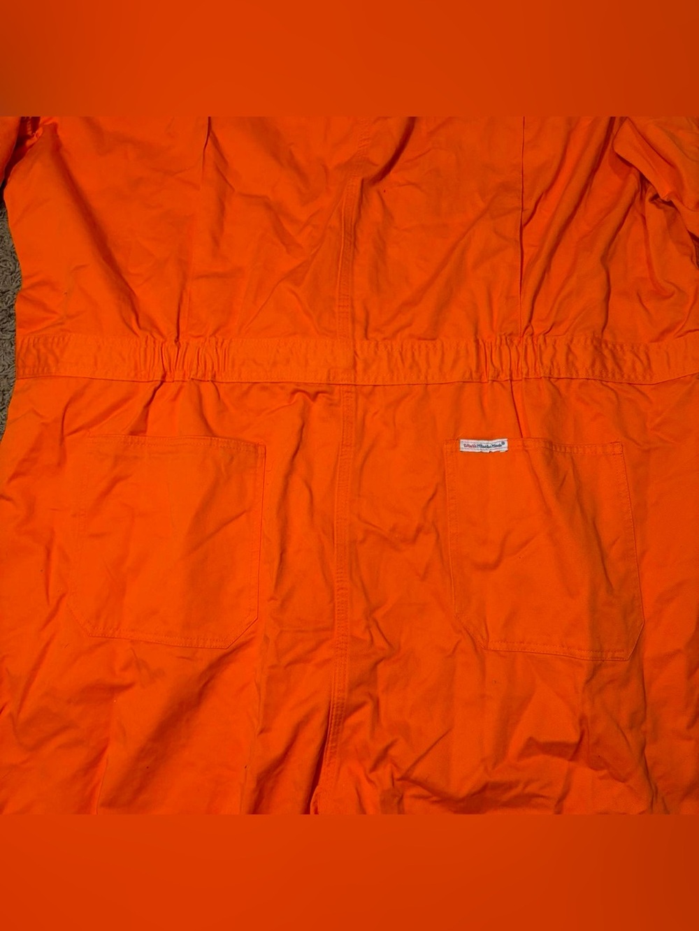 Grunge Orange Prison Jumpsuit Costume by Walls Master Made! - Picture 7 of 8